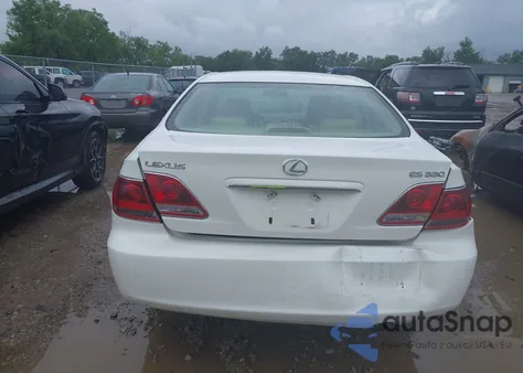 2005 Lexus Es 330 z USA, uszkodzony, nr VIN JTHBA30G755076098